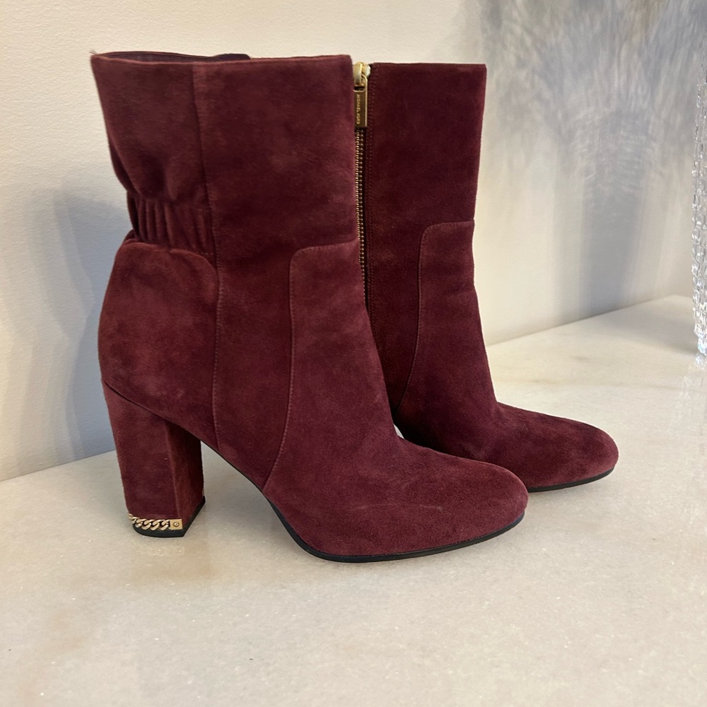 Michael Kors Dolores Suede Ankle Boot